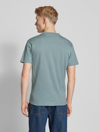 Calvin Klein Jeans T-Shirt mit Label-Print Rauchblau 5