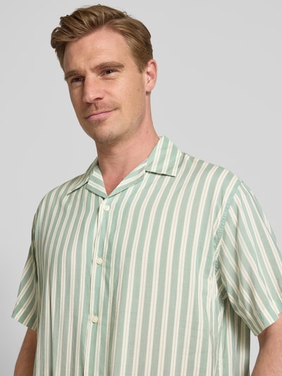 SELECTED HOMME Relaxed fit vrijetijdsoverhemd van een mix van katoen en modal Zwart - 3