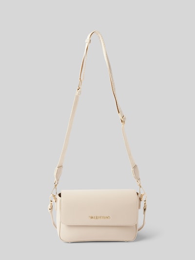 VALENTINO BAGS Handtasche mit Label-Applikation Modell 'SPECIALBRENDA' Ecru 1