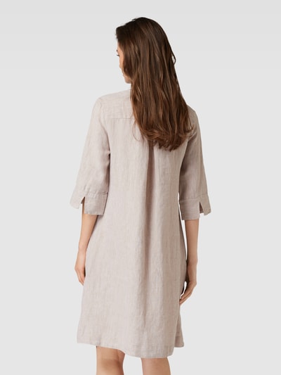 Christian Berg Woman Knielanges Kleid mit Hemdblusenkragen Sand 5