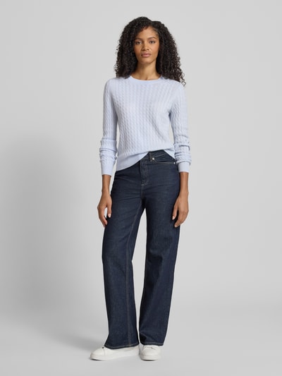 Christian Berg Woman Strickpullover aus reinem Kaschmir Hellblau 1