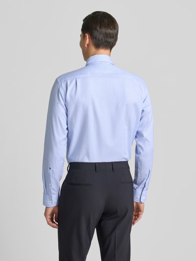 SEIDENSTICKER REGULAR FIT Regular fit zakelijk overhemd van katoen met button-downkraag Bleu - 5