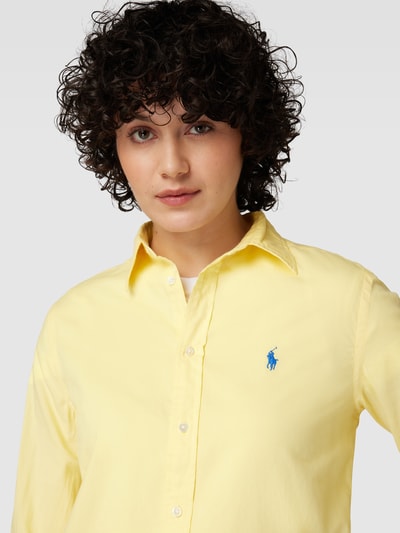 Polo Ralph Lauren Bluzka koszulowa z wyhaftowanym logo Żółty 3