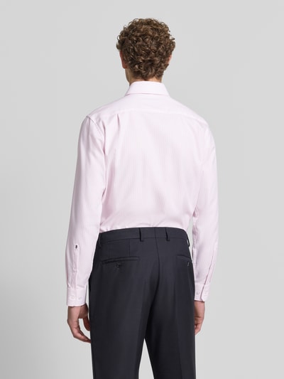 Seidensticker Regular fit zakelijk overhemd van puur katoen Roze - 5