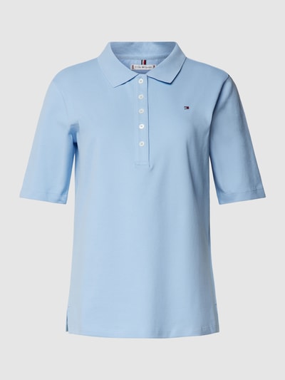 Tommy Hilfiger Poloshirt met korte knoopsluiting Lichtblauw - 2