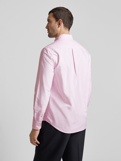 Tommy Hilfiger Regular Fit Freizeithemd mit Button-Down-Kragen Modell 'HERITAGE' Pink 5