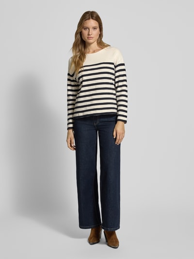 Marc O'Polo Regular fit shirt met lange mouwen van puur katoen Wit - 1