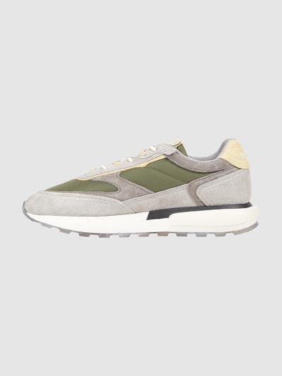 HOFF Sneakersy ze skóry i tkaniny model ‘Greenland’ Khaki 3