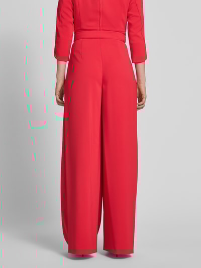 Marc Cain Wide Fit Stoffhose mit gelegten Falten Rot 5