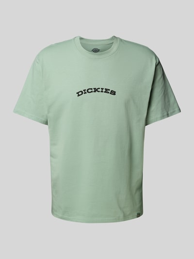 Dickies T-shirt met labelprint Mintgroen - 2