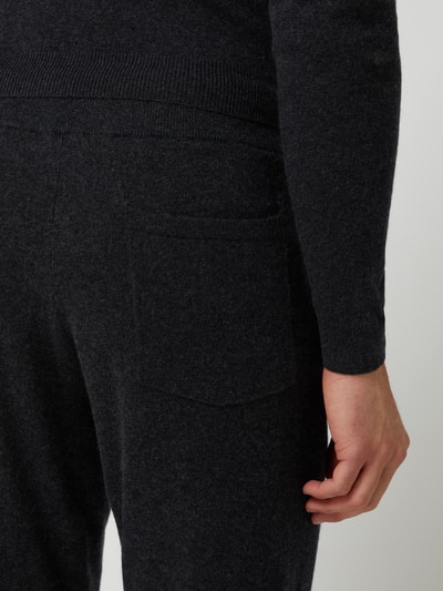 House of Paul Rosen Strickhose aus Kaschmir Anthrazit meliert 3