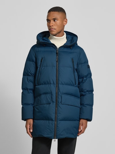 Marc O'Polo Regular Fit Daunenmantel mit Kapuze Royal 4