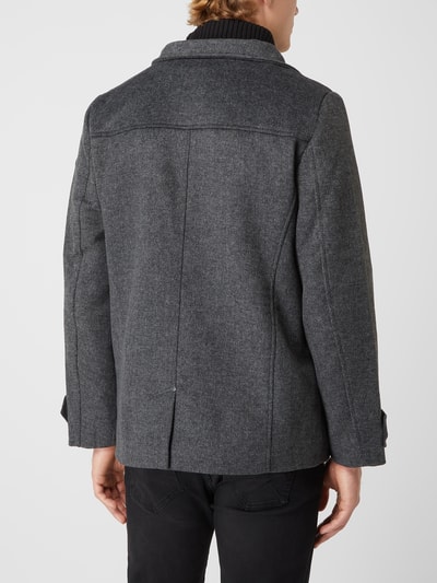 Tom Tailor Jacke mit Kontrastblende Dunkelgrau 5