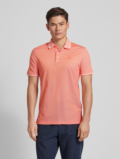 Paul & Shark Regular Fit Poloshirt mit Label-Detail Orange 4