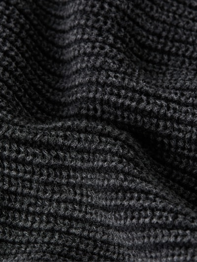 G-Star RAW Oversized Turtleneck-Pullover aus reiner Baumwolle Black 6