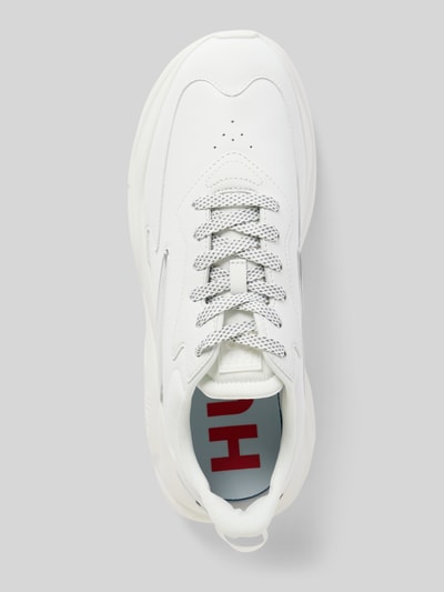 HUGO Sneakers met labeldetail, model 'Leon' Wit - 3