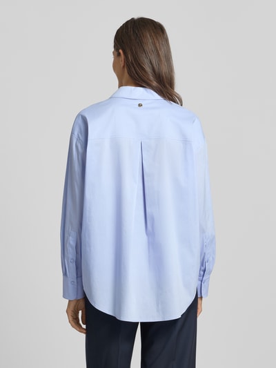 JOOP! Regular Fit Hemdbluse mit Logo-Stitching Modell 'Bernadette' Hellblau 5