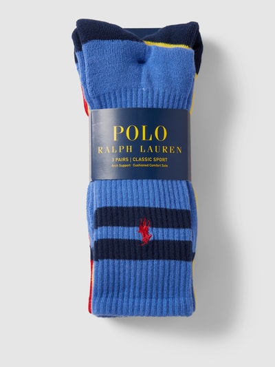 Polo Ralph Lauren Underwear Socken mit Logo-Stitching im 3er-Pack Gelb 3