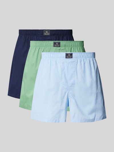 Polo Ralph Lauren Underwear Boxershort met elastische band in een set van 3 stuks Lindegroen - 1