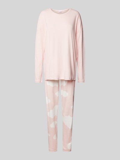 Mey Pyjama met extra brede schouders Roze - 1