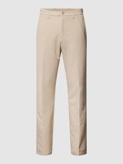 BOSS Green Broek met persplooien, model 'COMUTER' Beige - 2