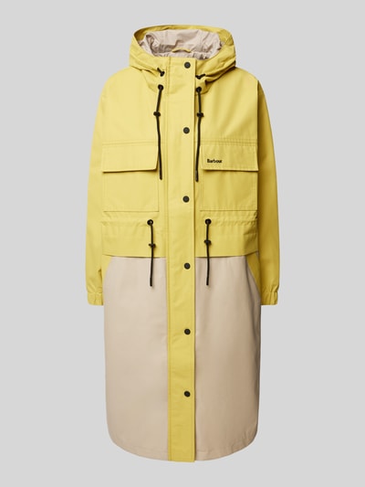 Barbour Parka mit Tunnelzug im Taillenbereich Modell 'EVIE' Sand 2