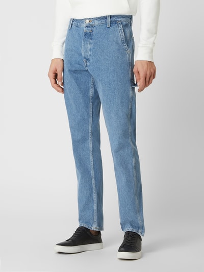 Jack & Jones Jeansy cargo o kroju relaxed fit z bawełny model ‘Chris’  Jeansowy niebieski 4