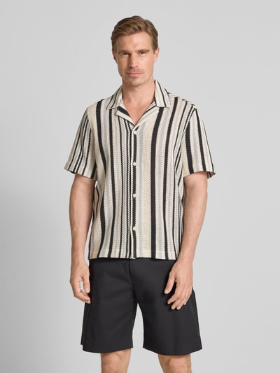 Drykorn Vrijetijdsoverhemd met knoopsluiting, model 'BIJAN' Donkerblauw - 4