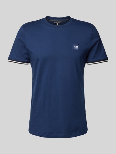 Antony Morato T-Shirt mit Label-Badge Dunkelblau 2