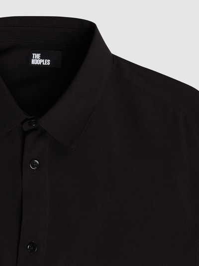 THE KOOPLES Regular Fit Freizeithemd aus Viskose  Black 4
