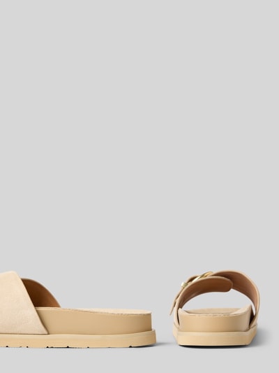 Produktfoto, Slipper aus echtem Leder Modell 'Mardale' von Gant in Beige mit offener Ferse, abgerundete Passform und 3 cm Absatz