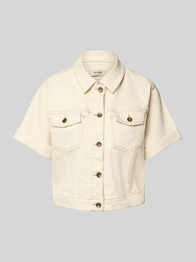 MOS MOSH Jeansjacke mit 1/2-Arm Modell 'Lette' Ecru 2