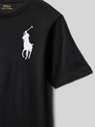 Polo Ralph Lauren Teens T-Shirt mit Label-Stitching Black 2