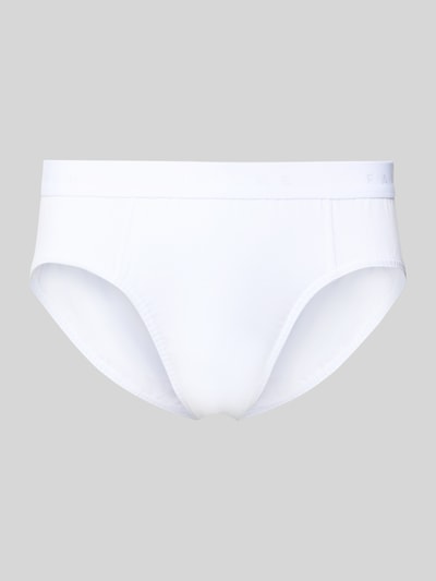 Falke Regular Fit Brief mit Logo-Detail Modell 'Daily' Weiss 1
