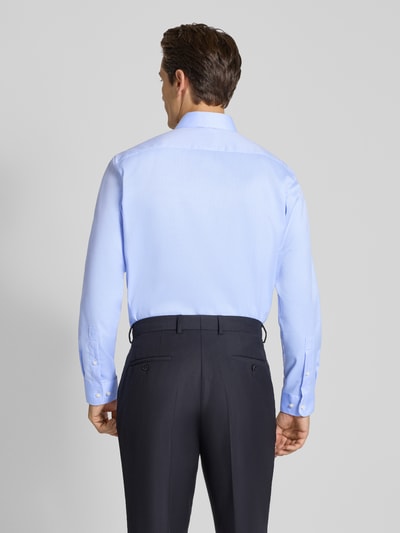 Christian Berg Men Regular fit zakelijk overhemd met kentkraag Bleu - 5