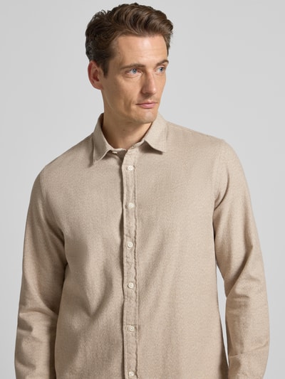 SELECTED HOMME Regular fit vrijetijdsoverhemd van puur katoen, model 'NOAH' Beige - 3