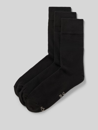 s.Oliver RED LABEL Socken aus Baumwoll-Mix im 3er-Pack Black 1