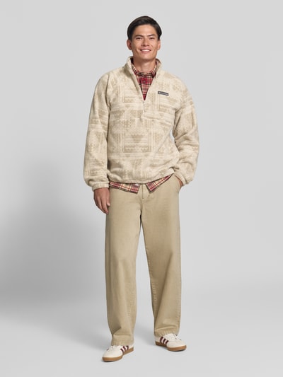 Columbia Fleecepullover mit Label-Details Modell 'Timber Crest™' Stein 1