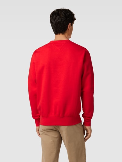 Tommy Hilfiger Sweatshirt met labelstitching c Rood - 5