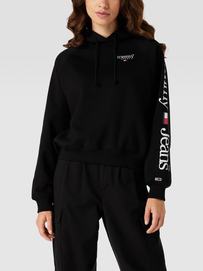 Tommy Jeans Hoodie mit Logo-Stitching Black 4