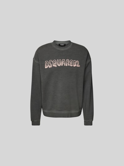 Dsquared2 Sweatshirt mit Label-Print Anthrazit 2