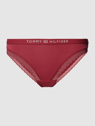 TOMMY HILFIGER Slip met kanten details Bordeaux - 1