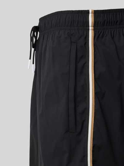 BOSS Badeshorts mit Mesh-Einsatz Black 2