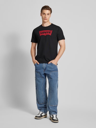 Levi's® T-Shirt mit Logo-Print Modell 'SETIN' Black 1