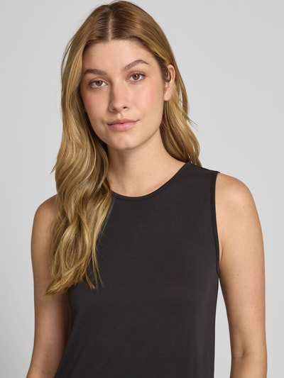 Vila Midi-jurk met ronde hals, model 'MODALA' Zwart - 3