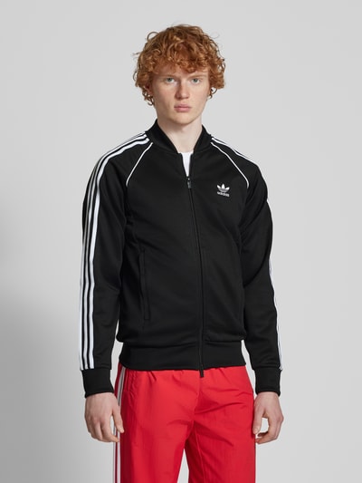 adidas Originals Sweatjack met opstaande kraag Zwart - 4