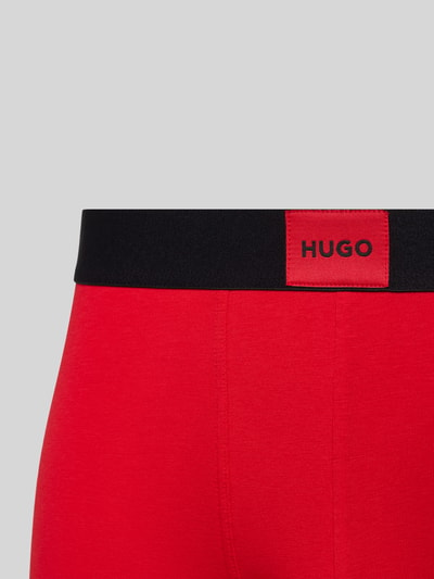 HUGO Trunks mit Label-Detail Modell 'GALAXY' im 3er-Pack Rot 2