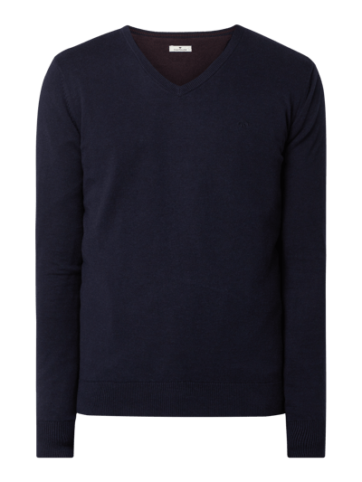 Tom Tailor Pullover van katoen  Marineblauw - 2