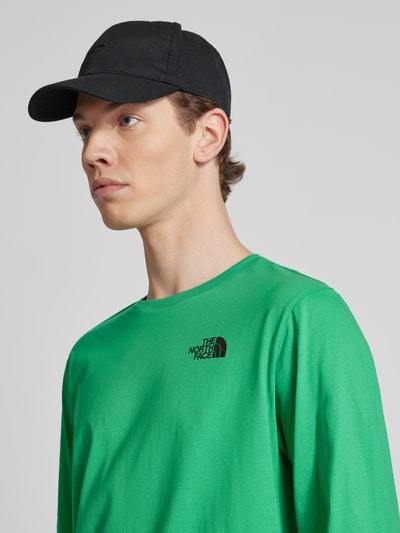 The North Face Shirt met lange mouwen en labelprint, model 'REDBOX' Groen - 3