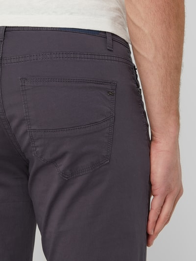 Brax Straight fit broek met stretch, model 'Cadiz' Antraciet - 3